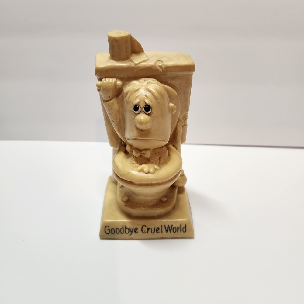 Vintage R & W  Berries Co. Figerine Goodbye Cruel World 1970